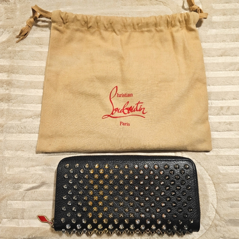 Authentic Christian Louboutin Panettone Zippy Wallet